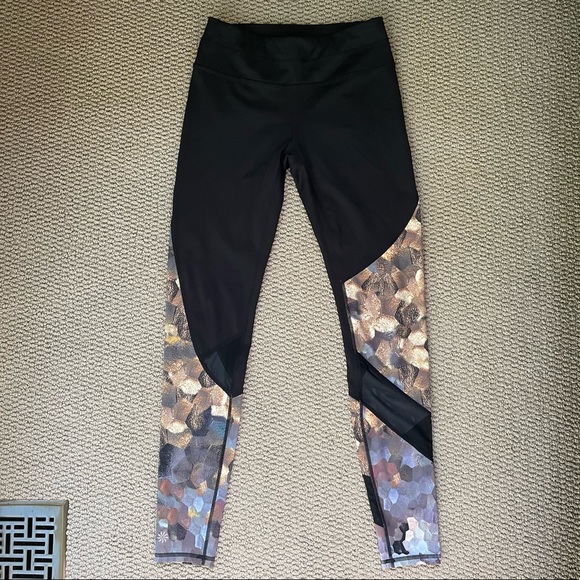 ✨HP✨Athleta Asymmetrical Mesh Sonar Leggings - Picture 3 of 12